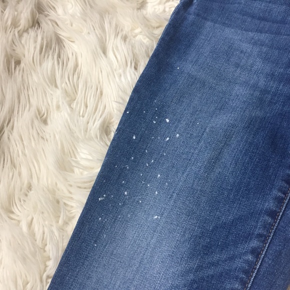 J. Crew Paint Splatter Skinny Jeans - Picture 2 of 8